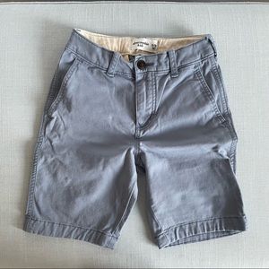 Abercrombie Kids gray khaki shorts